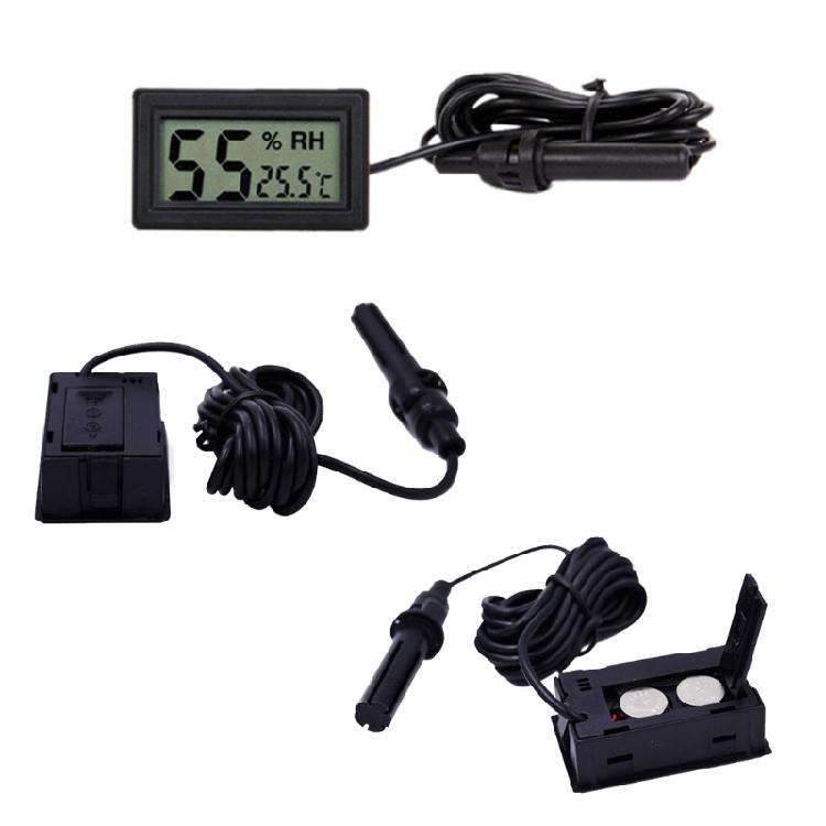 Fast Response Precise Environment Hygrometer Humidity Meter With External Probe For Home Office Greenhouses Applications