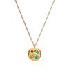 Titanium Steel Clavicle Necklace: Colored Zircon December Birthstone Gift for Mom