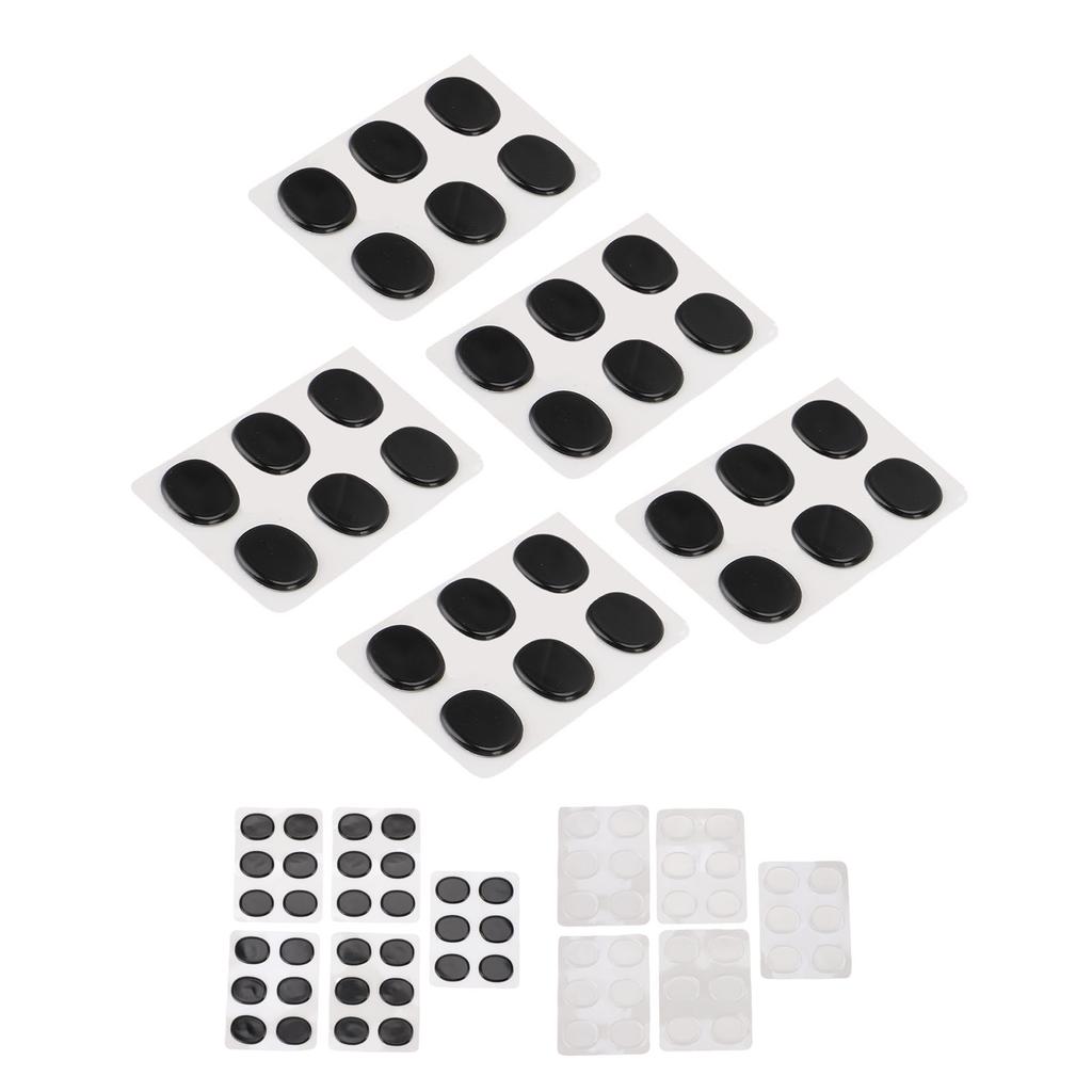 30 Peças Almofada de Gel para Bateria Autoadesiva Silicone Macio Almofadas de Gel Abafadoras Abafadores de Bateria para Controle de Tom