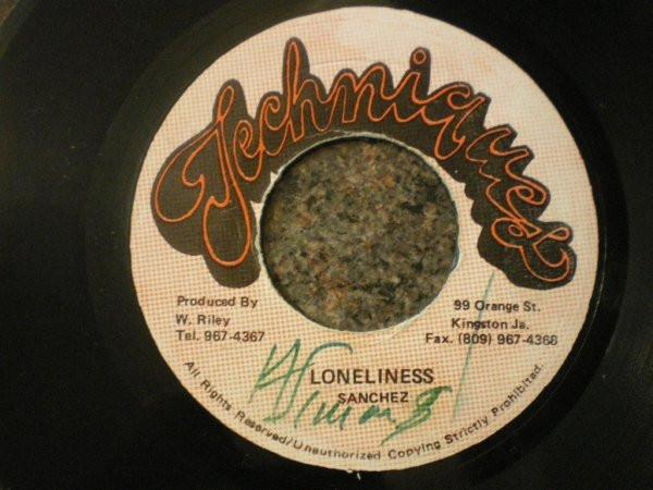 

7inch Record SANCHEZ - Loneliness NONE Techniques Jamaica Reggae, Ska & Dub Used