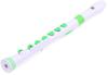 NUVO Soprano Recorder, Baroque Style, Recorder+(B), Silicone Key, WhiteGreen N320RDWGR-B [Includes Dedicated Case and Fingering Chart]