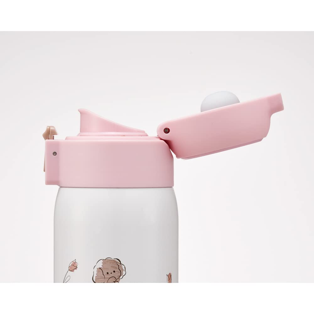 Vacuum Double Direct Stainless Steel Mug Toy Vacuum Double Direct Stainless Steel Water Skater, Insulated, Cold, Walled, Drinking, Bottle, One-Touch