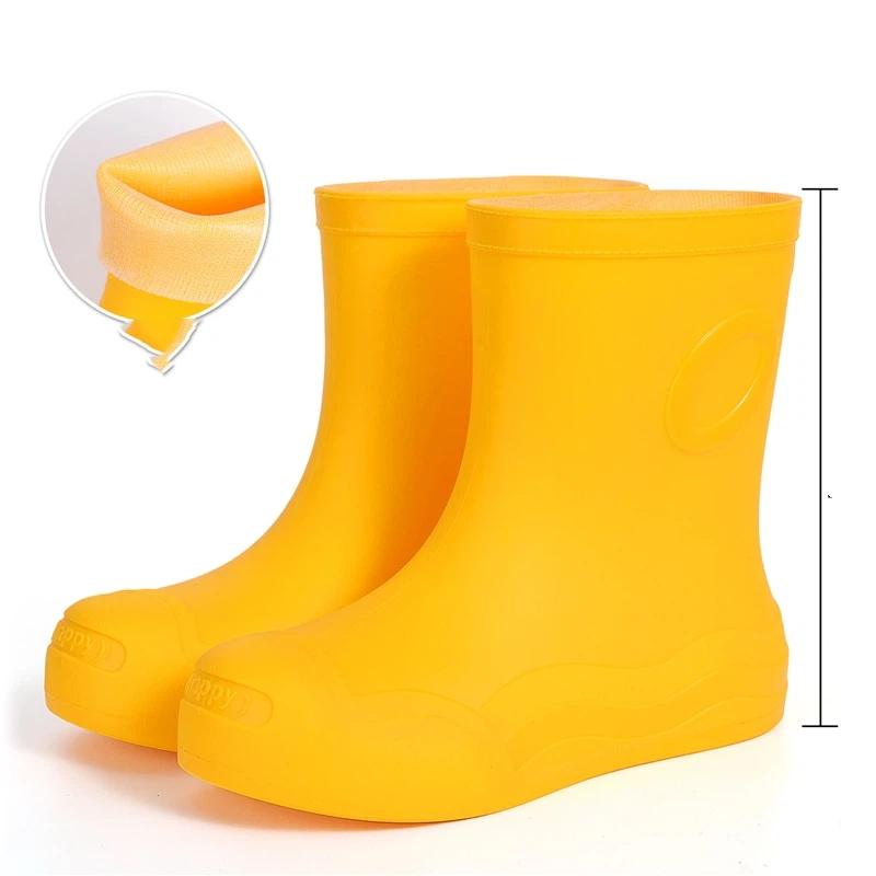 Women's Fashionable And Casual Anti Slip Waterproof Midsole Rain Shoes Rubber Shoes