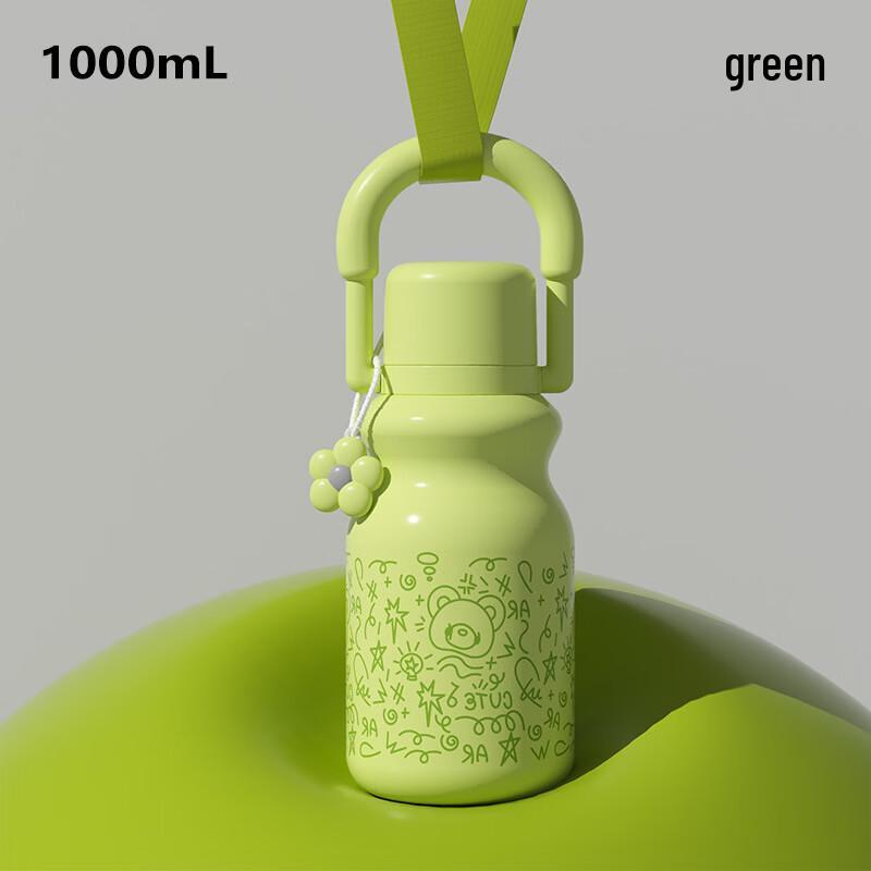 OLOEY Stainless Steel Insulated Straw Water Bottle