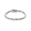 [Puremond] Simulant Diamond Heart Attack White Bracelet (L) OTB122722DWW