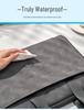 13"–16" Light Grey PU Sheepskin Laptop Bag: Delicate Touch, Splash-Proof, Shockproof.