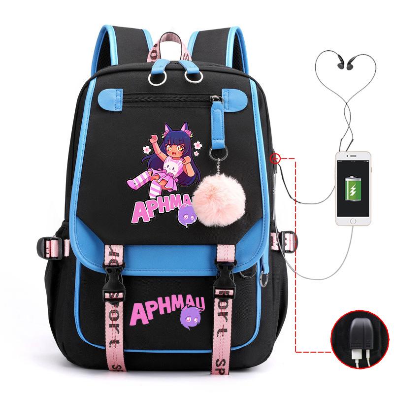 Cute Cartoon Junior High School Student Schoolbag Female Lightweight Large-Capacity Student Backpack