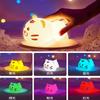 Obedient Tiger with Sleeping Light Silicone Night Light Creative Gift USB Charging Colorful Remote Control Shoot Light