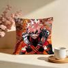Trendy MMy Hero Academiaable Cushion Cover Stylish Washable Pillow Cover Ideal for Couch Bedroom Car Decoration