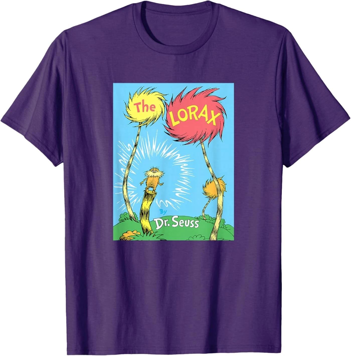 Dr. Seuss The Lorax Book Cover T-Shirt 3XL