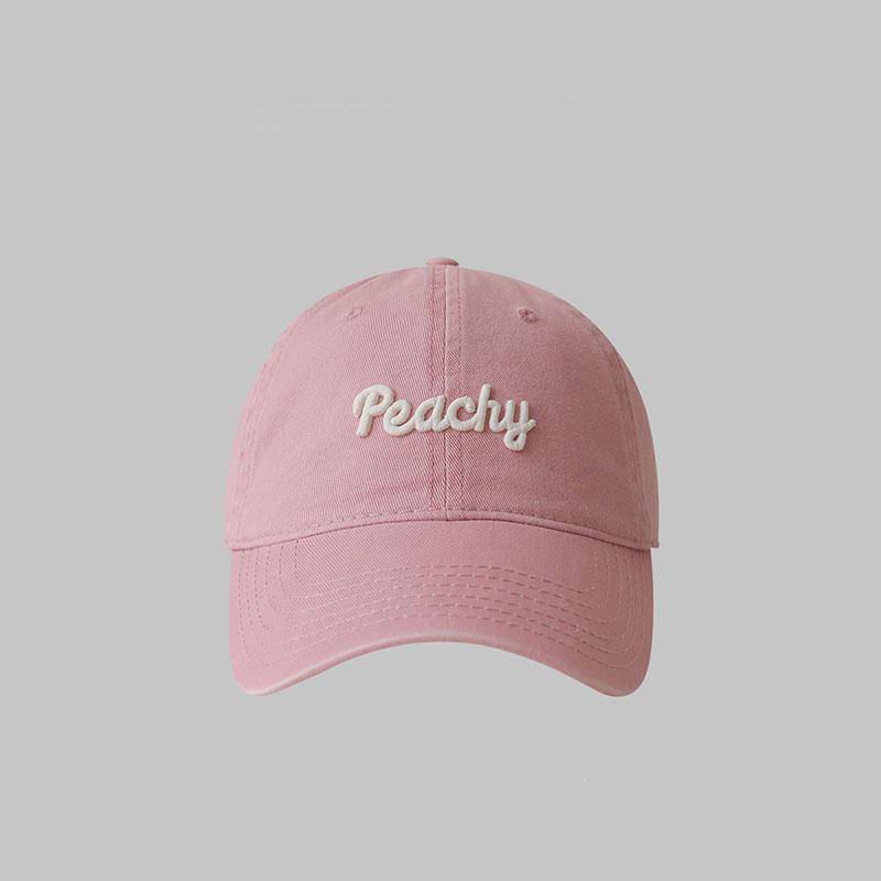 

Ricygvm Letter Embroidery Women Baseball Hat Korean Girl Sunshade Peaked Cap Soild Color Duck Tongue Caps Cotton Outdoor Visors Adjustable