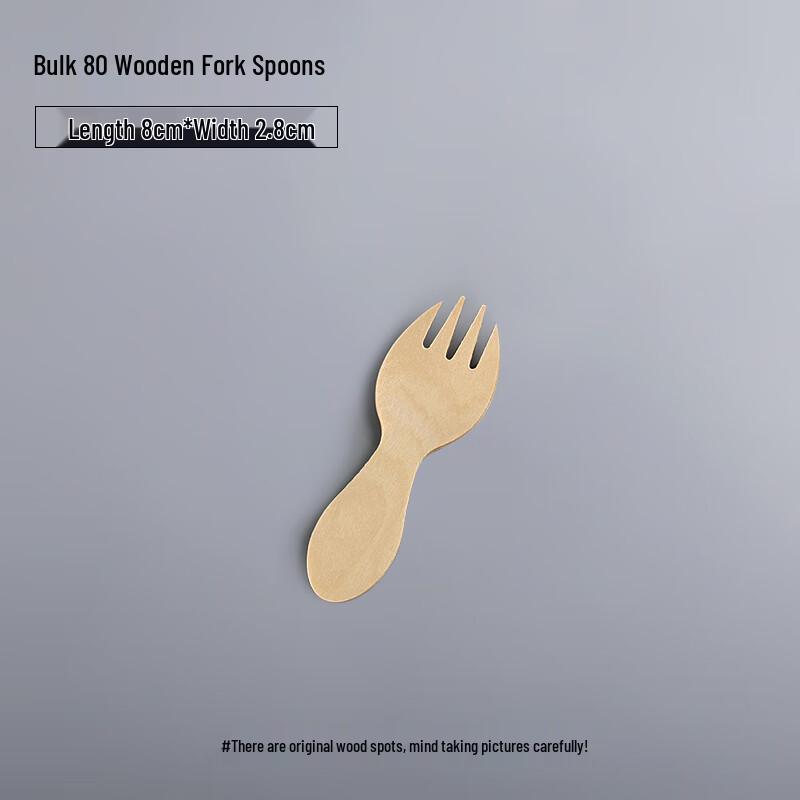 Wuhe Disposable Wooden Ice Cream Sporks