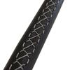 CARDAK Hand-Stitched Black Suede Artificial Leather Car Steering Wheel Cover for Seat Ibiza 6L Leon 2007 2008 Sport Altea Toledo