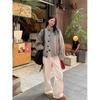 Women's Retro Stand-Collar Baseball Jacket: Trendy, Loose-Fit, Versatile Autumn Design for Students