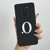 Cute Initial Letters Case For OPPO A5 (2020) Liquid Silicone Smooth Cases For OPPO A9 (2020) A11X Soft Cover OPPO A5 2020 Bag