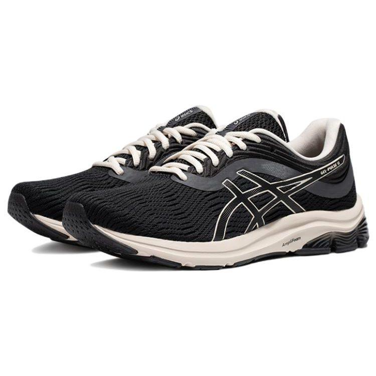 Asics Gel Pulse 11 Cushioning Abrasion Resistant Rebound Low Top Running Shoes Men's Black White 1011B293-003