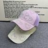 Light Luxury Gypsy Star Flash Diamond Baseball Cap Summer Mesh Breathable Anti-ultraviolet Face Small Versatile Cap