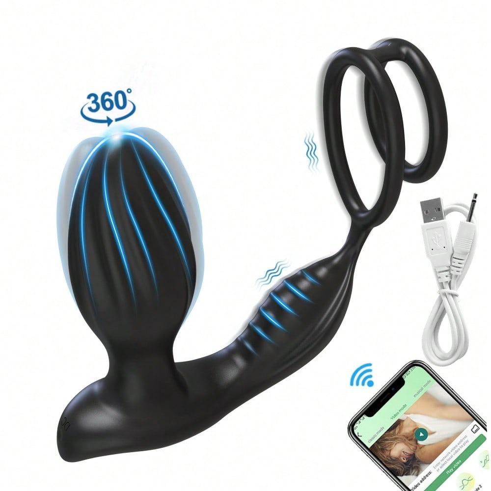 Anal Plug Vibrator Butt Plug G Spot Dildo Vibrator Vaginal Prostate Massager Male Masturbator Sex Toy for Men Women APP Control