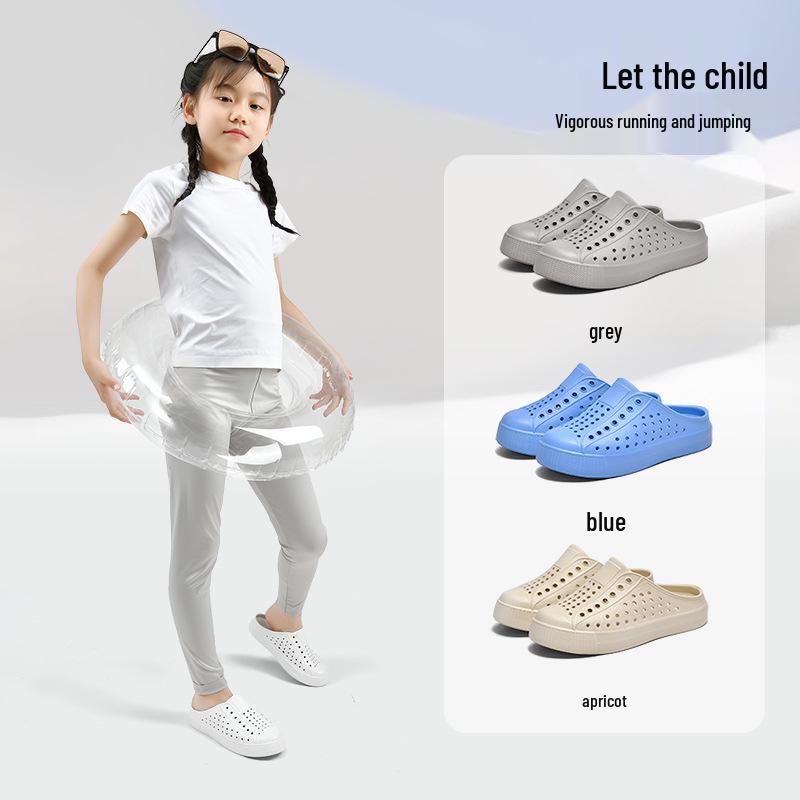 Kinder Crocs Draagbare Antislip Waterdichte Lichtgewicht Gesloten Neus Strand Sandalen voor Jongens en Meisjes