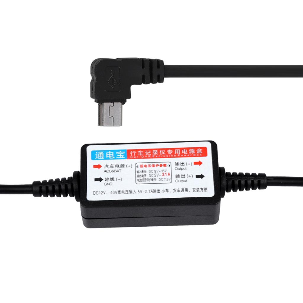 Low Voltage Protection Step Down Mini USB 12V To 5V Converter 3m Step Down 12V 5V Cable