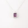Natürlicher Amethyst Edelstein 925 Sterlingsilber Schmuck Damen Anhänger 0,69" Geschenk PP-58-1