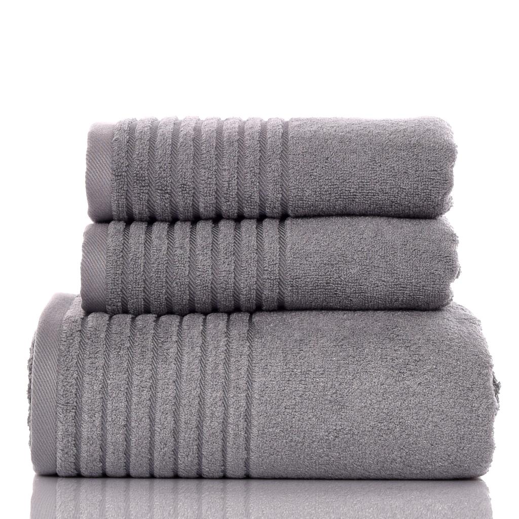 Plain bamboo fiber bath towel 480g thickened adult soft couple beach towel