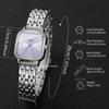 Fashion Square Women Quartz Watch Ladies Casual Alloy Strap Wristwatches Girls Clock Reloj Mujer