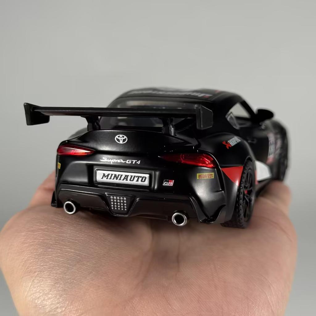 1:32 Toyota Supra GT4 GR Track Version Supercar Alloy Metal Diecast Model Car Home Trendy And Desktop Display Ornaments Birthday