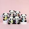 Premium Scented Panda Pendant Backpack: Dressed-Up Panda Doll In Various Styles