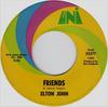 7inch Record ELTON JOHN - Friends / Honey Roll 55277 UNI 1971 US Pop Used