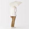MUJI Lightweight Folding Umbrella for Sun and Unisex 50cm Rain, Adult, DEA03A5S, Ivory,