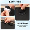 PU Self-adhesive Pen Holder IPad Capacitive Pen Holder Elastic Band Computer Self-adhesive Pen Holder Stationery Organizer