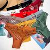 3Pcs Soild Color Fishing Net Briefs Middle Waist Women Underpants Elastic Female Lingeries  Female