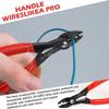 Professional 7Inch Electrical Wire Stripper With Stripping Crimping Cutting Splicing Function Heavy Duty Ergonomic Grip