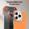 For iPhone 16 Pro Max Magnetic Case Frameless Ultra Thin TPU+PET Phone Cover Reinforced Corners