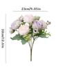 Artificial Flowers Fake Silk Peony Vases Flower Bouquets Home Room Decoration Garden Flower Garlands Wedding Bridal Accessories