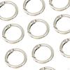10pcs Round Carabiner Metal Spring Key Ring,Spring Snap Hooks Clip,Spring Keyring Buckle, for Purses