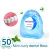1 Pcs Box Dental Floss Stick Mint Dental Floss Roll Cleaning Oral Tools Adult Home Set Cleaning Interdental Brush