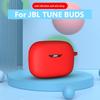 Silicone Carrying Case for JBL Tune Buds Shock Resistant Scratch Shock Cover Charging-Box Sleeve for JBL Tune Buds Headphone