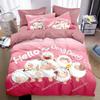 3D Print Cartoon Game Eggy Party Bedding Set Boys Girls Twin Queen King Size Duvet Cover Pillowcase Bed Boys Adult Home Textiles