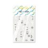 5D Embossed Bamboo Graffiti Nail Art Stickers - New National Style