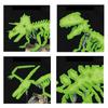KAZI Dinosaurier Bausteine ​​Fossil Fragmente Tyrannosaurus Modell Ziegel Dekorationen Spielzeug Geschenke für Kinder