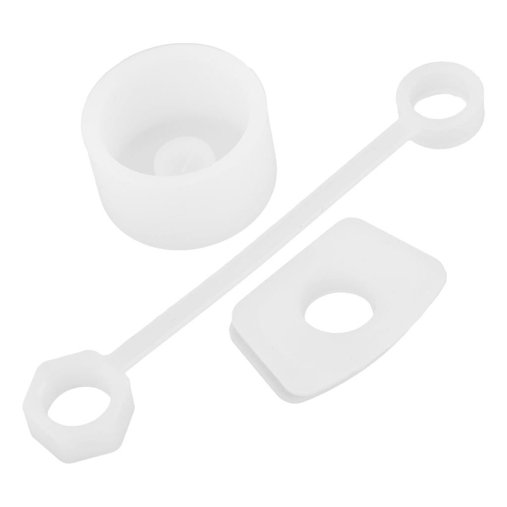 4 Set Silicone Spill Proof Stopper Set Tumbler Accessories Including Straw Cover Cap Square Leak
