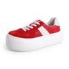Fashion Casual Chic Platform Breathable Sneakers Lace-up Comfortable Anti Slip Thick Bottom Womens Running Shoes