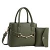 Fashionable Pu Tote Bag With Padded Pouch And Multiple Compartments For Work