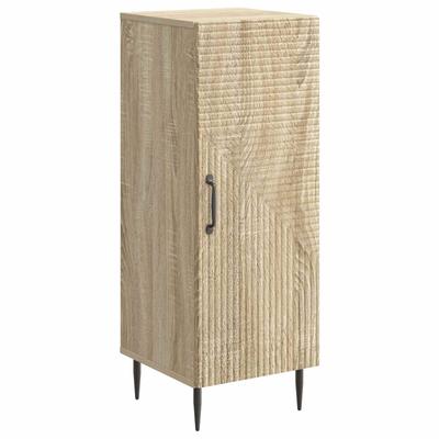 Sideboard In Sonoma Oak Finish 33 X 34.5 X 89.5 Cm Particleboard