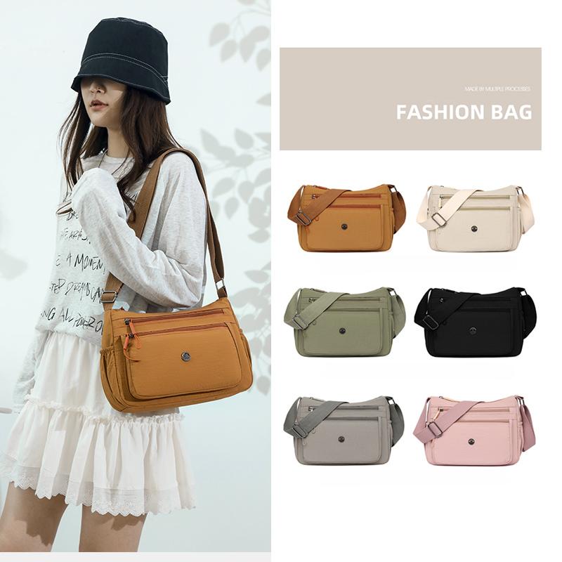 Neutral Party's New Nylon Shoulder Sling Bag for Women, Fashionable and Casual Women's Bag