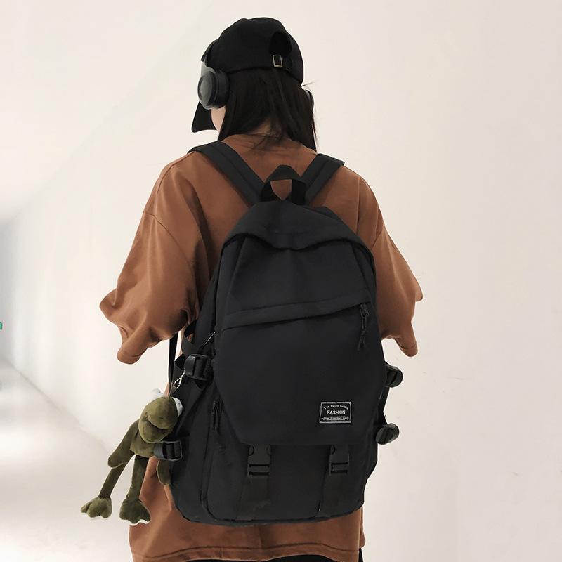 Schoolbag schoolbag male college student ins trendy brand, campus backpack male backpack female Korean version simple and versatile travel computer 