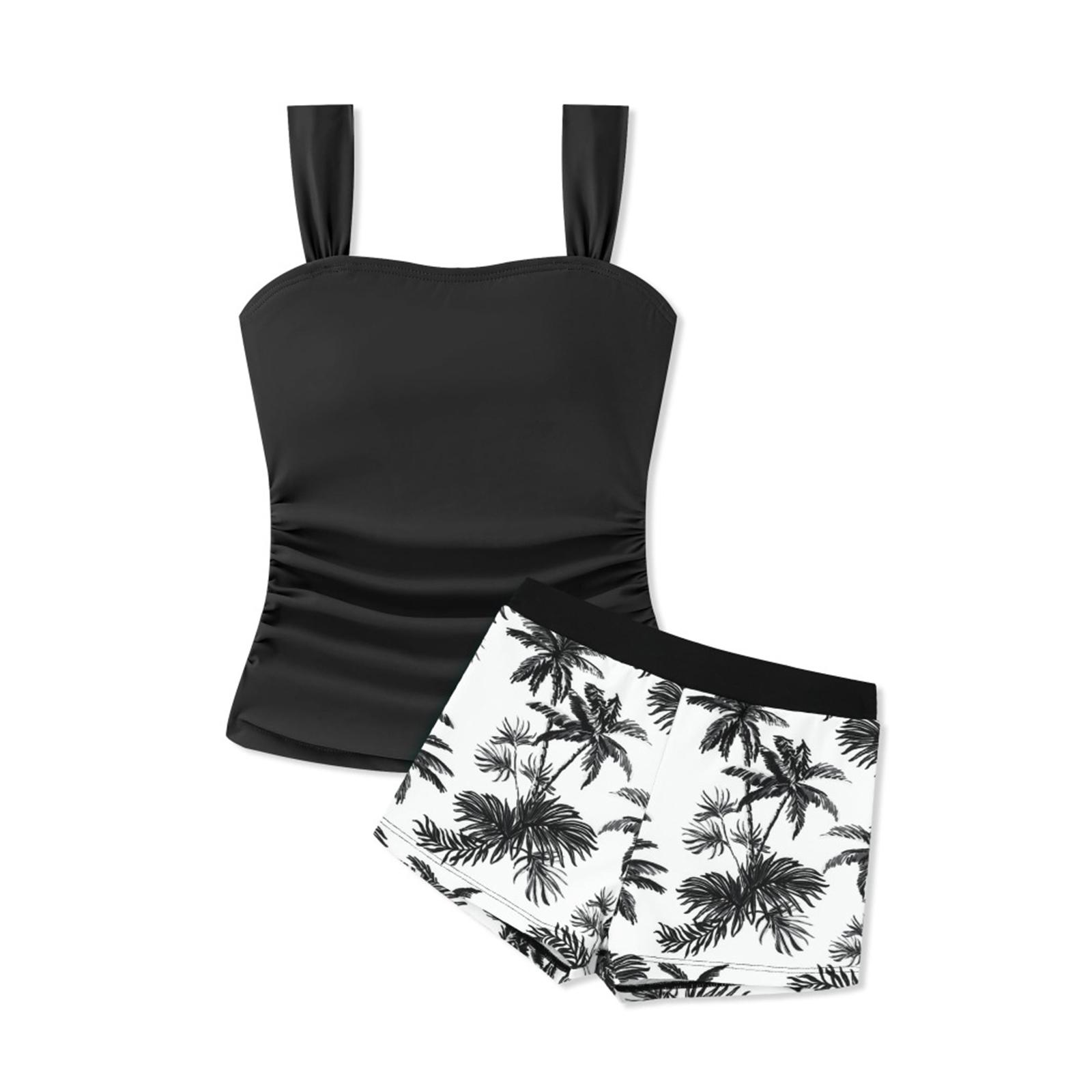 Girls Colorblock Bikini Set, Two-Piece Swimsuit for Kids 110