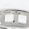 Gucci Open Square Ring Silver925 #6.2(US Size) 4.4g Women Used